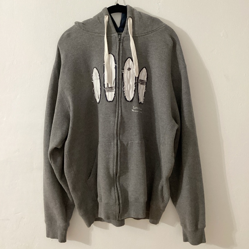 Pacific Creations Gray Surfer Hoodie